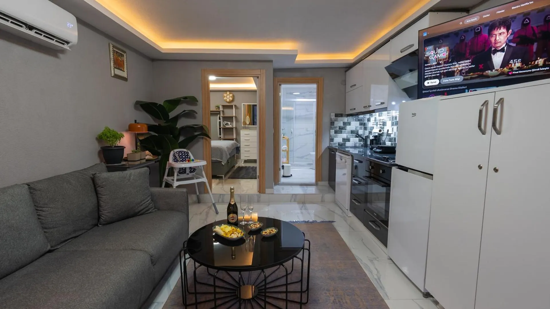 Boutique Apartment With Sea View In Turunc Crush House